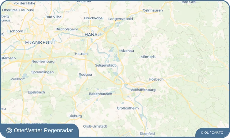 Widget-Vorschau für Mainflingen Wetter-Widget-Vorschau mit Vorhersagedaten für Mainflingen