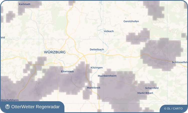 Widget-Vorschau für Mainstockheim Wetter-Widget-Vorschau mit Vorhersagedaten für Mainstockheim