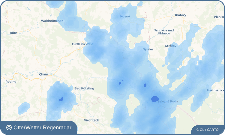 Wetter-Widget-Vorschau mit Vorhersagedaten für Mais