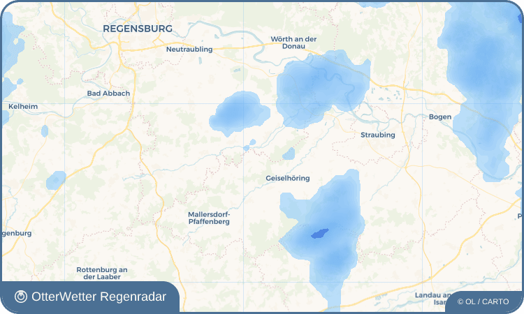 OtterWetter Regenradar-Widget Malchesing