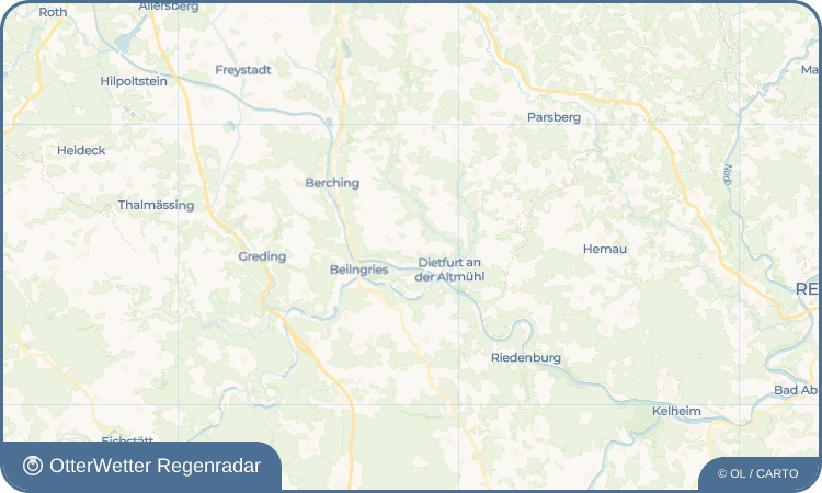 OtterWetter Regenradar-Widget Mallerstetten