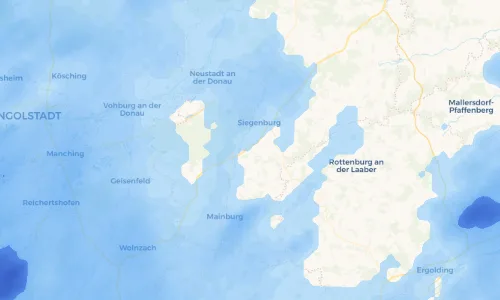 Regenradar Vorschaubild - Aktuelle Niederschläge in Mallmersdorf und Umgebung