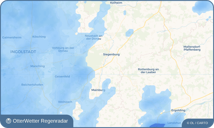 OtterWetter Regenradar-Widget Mallmersdorf