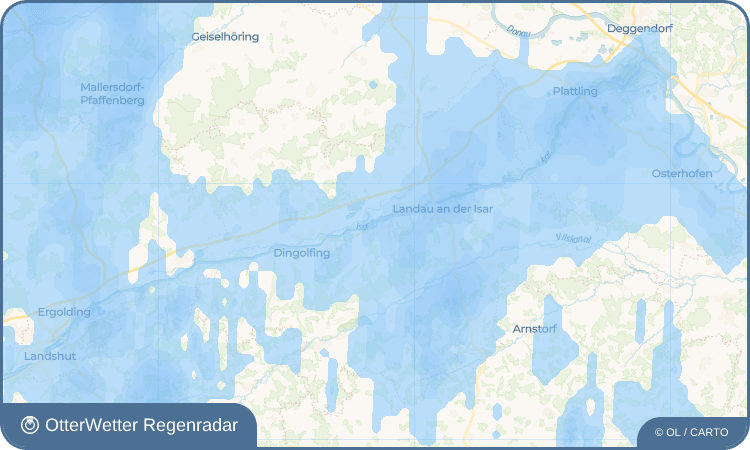 OtterWetter Regenradar-Widget Mamming