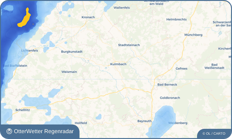 OtterWetter Regenradar-Widget Mangersreuth