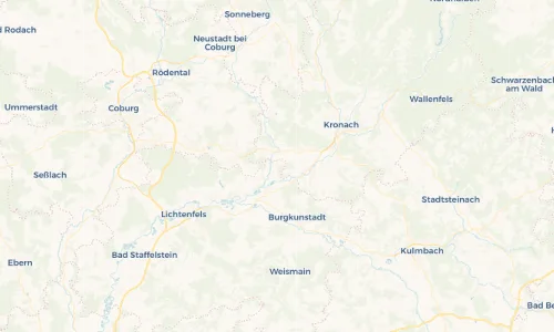 Regenradar Vorschaubild - Aktuelle Niederschläge in Mannsgereuth und Umgebung