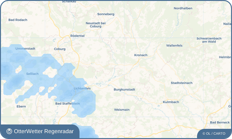 OtterWetter Regenradar-Widget Mannsgereuth