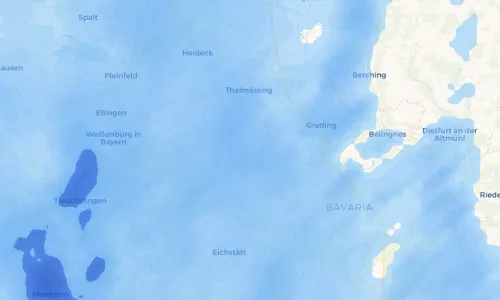 Regenradar Vorschaubild - Aktuelle Niederschläge in Mantlach und Umgebung