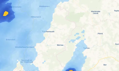 Regenradar Vorschaubild - Aktuelle Niederschläge in Marchaney und Umgebung