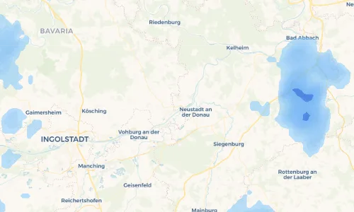 Regenradar Vorschaubild - Aktuelle Niederschläge in Marching und Umgebung