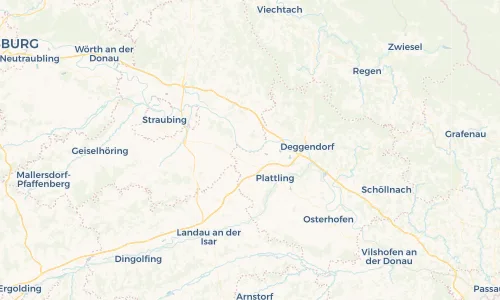 Regenradar Vorschaubild - Aktuelle Niederschläge in Mariaposching und Umgebung