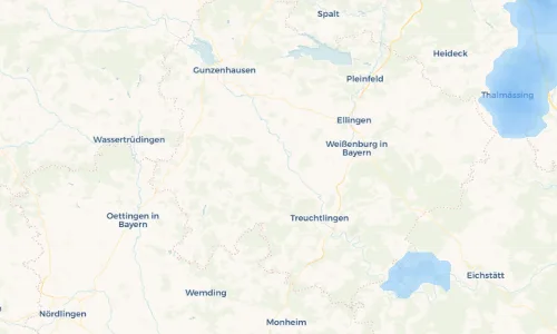 Regenradar Vorschaubild - Aktuelle Niederschläge in Markt Berolzheim und Umgebung
