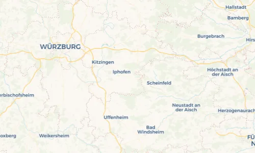 Regenradar Vorschaubild - Aktuelle Niederschläge in Markt Einersheim und Umgebung