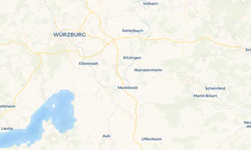 Regenradar Vorschaubild - Aktuelle Niederschläge in Marktsteft und Umgebung