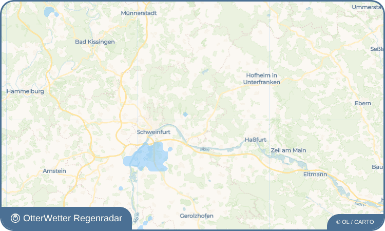 OtterWetter Regenradar-Widget Marktsteinach