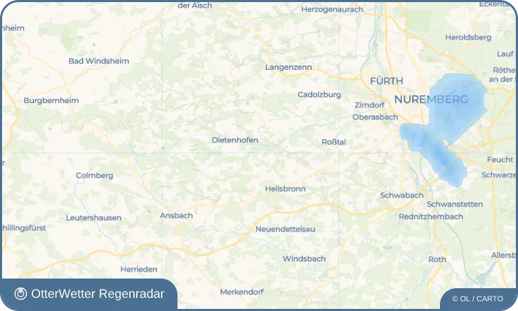 Wetter-Widget-Vorschau mit Vorhersagedaten für Markttriebendorf