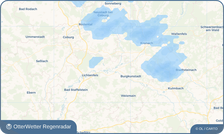 OtterWetter Regenradar-Widget Marktzeuln