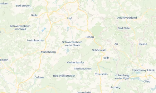 Regenradar Vorschaubild - Aktuelle Niederschläge in Martinlamitz und Umgebung