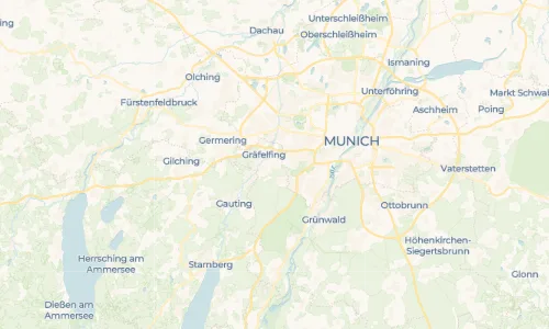 Regenradar Vorschaubild - Aktuelle Niederschläge in Martinsried und Umgebung