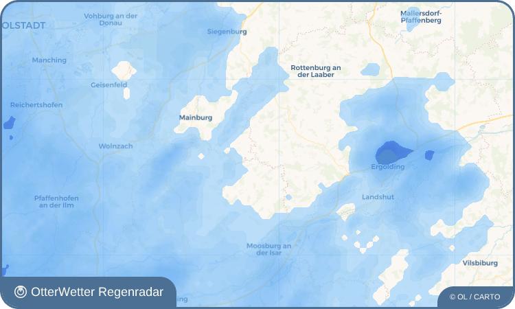 OtterWetter Regenradar-Widget Martinszell