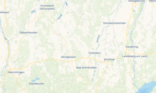 Regenradar Vorschaubild - Aktuelle Niederschläge in Mattsies und Umgebung
