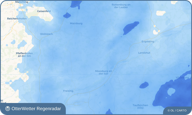 OtterWetter Regenradar-Widget Mauern