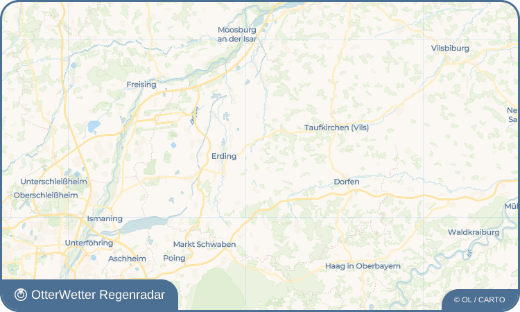 OtterWetter Regenradar-Widget Mauggen