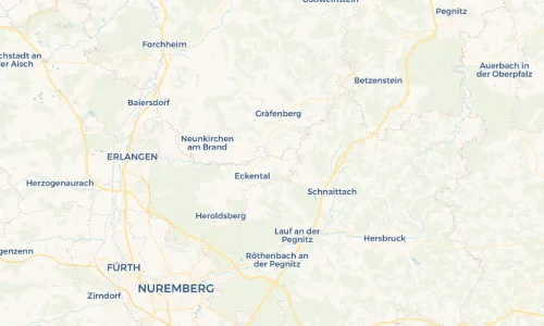 Regenradar Vorschaubild - Aktuelle Niederschläge in Mausgesees und Umgebung