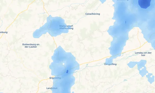 Regenradar Vorschaubild - Aktuelle Niederschläge in Mausham und Umgebung