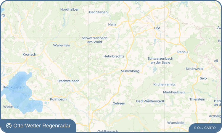 OtterWetter Regenradar-Widget Maxreuth