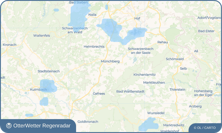 OtterWetter Regenradar-Widget Mechlenreuth
