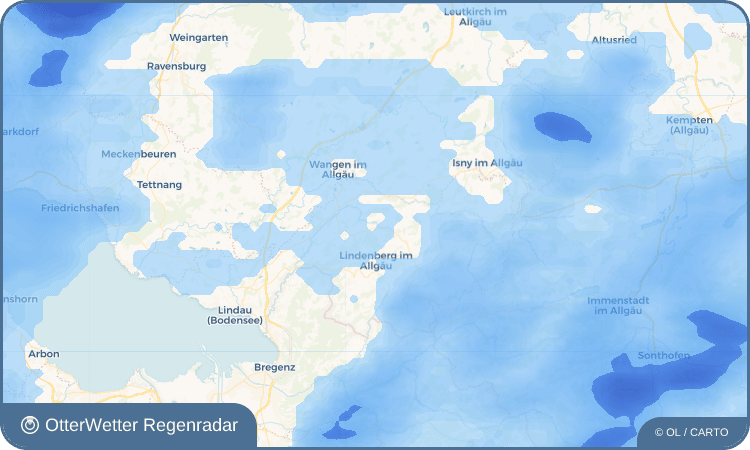 Wetter-Widget-Vorschau mit Vorhersagedaten für Meckatz