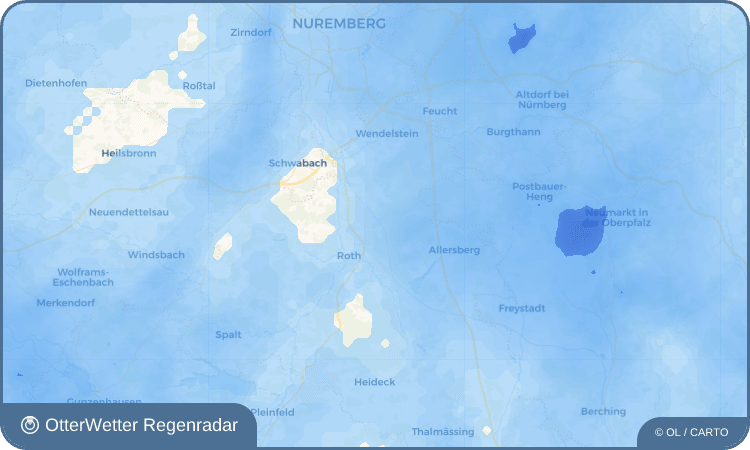OtterWetter Regenradar-Widget Meckenlohe