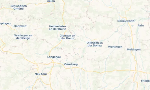 Regenradar Vorschaubild - Aktuelle Niederschläge in Medlingen und Umgebung