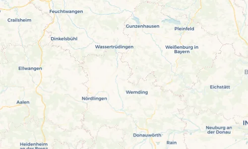 Regenradar Vorschaubild - Aktuelle Niederschläge in Megesheim und Umgebung