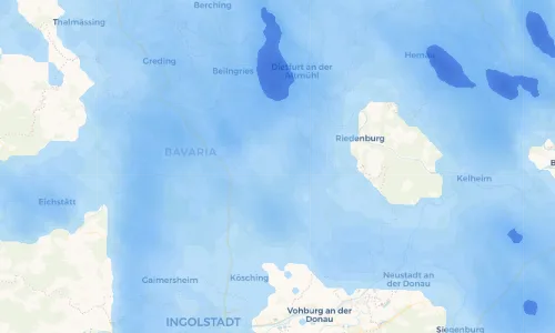 Regenradar Vorschaubild - Aktuelle Niederschläge in Megmannsdorf und Umgebung