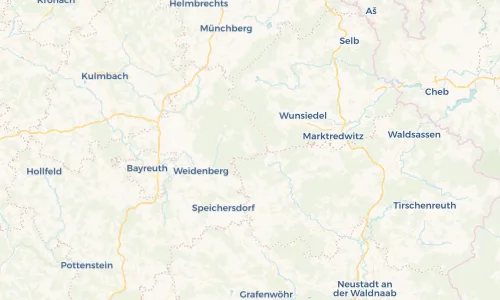 Regenradar Vorschaubild - Aktuelle Niederschläge in Mehlmeisel und Umgebung