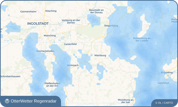 Widget-Vorschau für Meilenhausen Wetter-Widget-Vorschau mit Vorhersagedaten für Meilenhausen