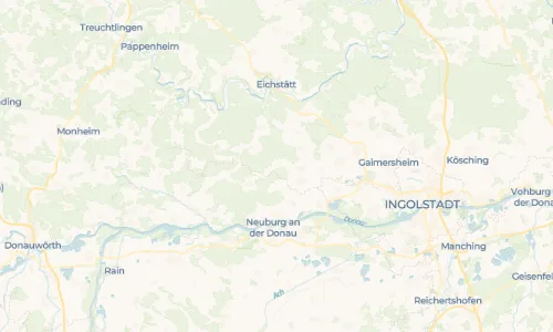 Regenradar Vorschaubild - Aktuelle Niederschläge in Meilenhofen und Umgebung