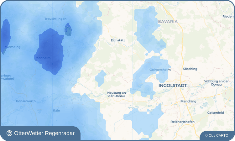 OtterWetter Regenradar-Widget Meilenhofen
