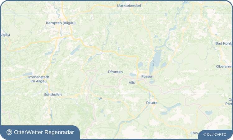 OtterWetter Regenradar-Widget Meilingen