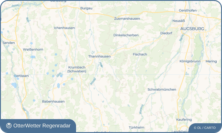 OtterWetter Regenradar-Widget Memmenhausen