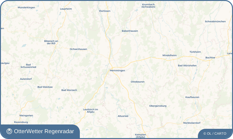 Widget-Vorschau für Memmingen Wetter-Widget-Vorschau mit Vorhersagedaten für Memmingen
