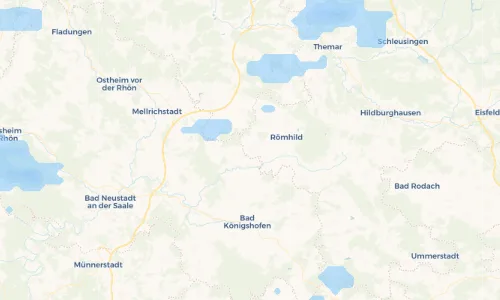 Regenradar Vorschaubild - Aktuelle Niederschläge in Mendhausen und Umgebung