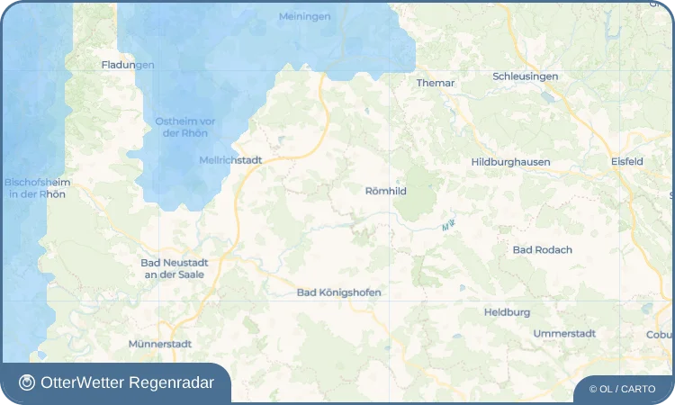 Widget-Vorschau für Mendhausen Wetter-Widget-Vorschau mit Vorhersagedaten für Mendhausen