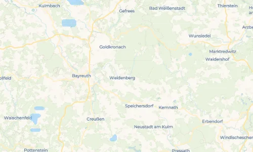 Regenradar Vorschaubild - Aktuelle Niederschläge in Mengersreuth und Umgebung