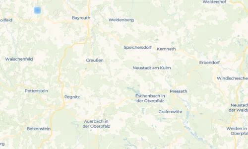 Regenradar Menzlas: aktuelle Niederschläge in Menzlas und Umgebung, Stand 29. Oktober 2026 um 5:55 Uhr