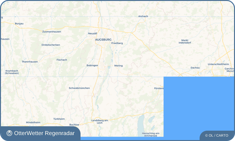 OtterWetter Regenradar-Widget Merching