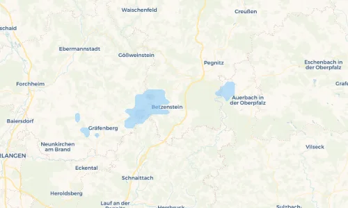 Regenradar Vorschaubild - Aktuelle Niederschläge in Mergners und Umgebung