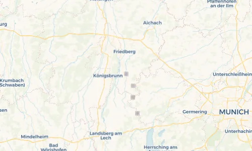 Regenradar Vorschaubild - Aktuelle Niederschläge in Mering und Umgebung